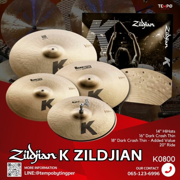 ฉาบ K Zildjian 5 PC Cymbal Set
