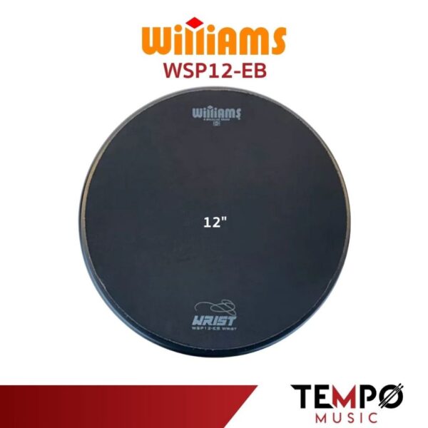 แป้นซ้อมกลอง Williams Wrist 12 นิ้ว สีดำ