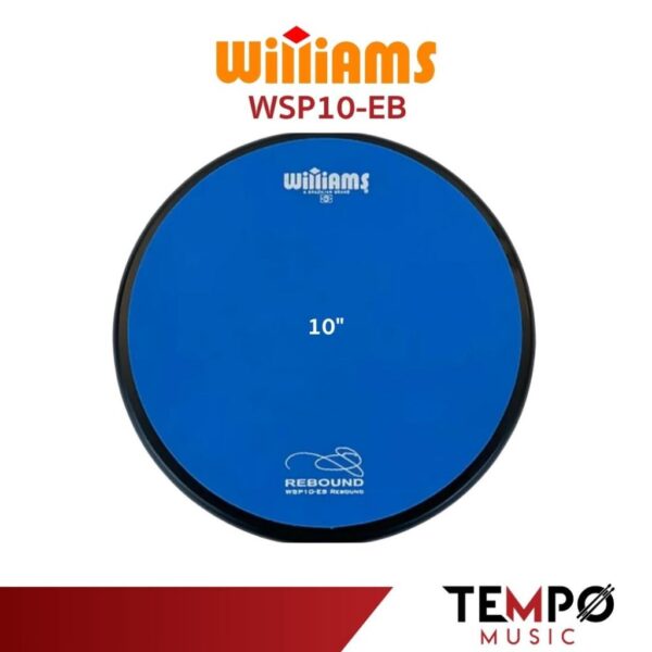 แป้นซ้อมกลอง Williams Rebound 10 นิ้ว สีน้ำเงิน
