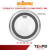 หนังกลองกระเดื่อง Williams Double Ply Muffle W2FF15 Bass Drumhead