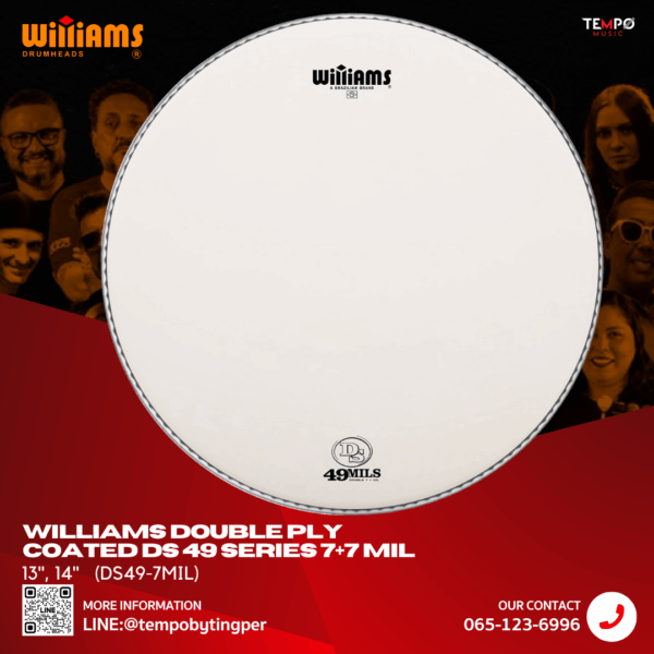 หนังสแนร์ Williams DS49-7MIL เคลือบ 2 ชั้น หนา 7+7 Mil