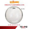 หนังล่างกลองทอม Williams W1 Resonant แบบใสชั้นเดียว