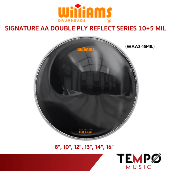 หนังกลองทอม Williams Reflect WAA2 Drumhead แบบสองชั้น