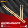 ไม้กลอง Williams 5B ไม้ Hickory ขนาดมาตรฐานสำหรับร็อกและป็อป