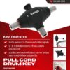 กุญแจกลอง Evans Pull Cord Drum Key ระบบดึงเชือก ขันไว คลายเร็ว