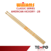 ไม้กลอง Williams 2B Classic Drumsticks ผลิตจาก American Hickory