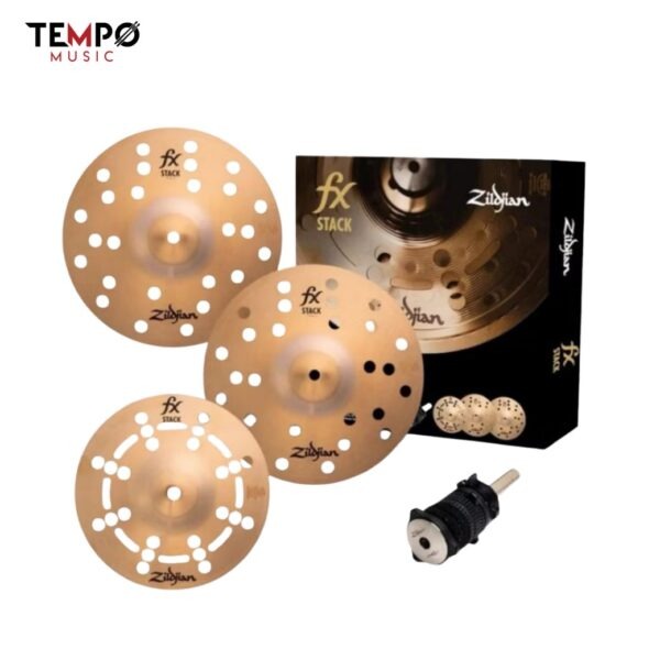 ฉาบสแตค Zildjian FX Stack ฉาบเอฟเฟกต์เสียงสั้นคมสำหรับกลองชุด