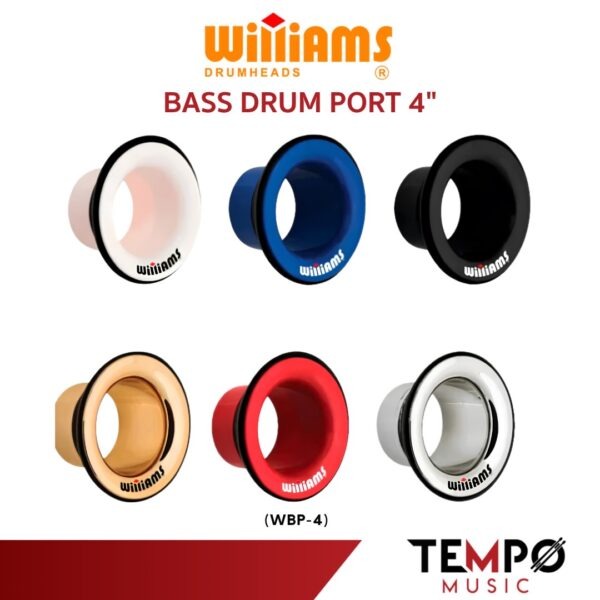 พอร์ตเบสดรัม Williams 4" Bass Drum Port ขนาด 4 นิ้ว
