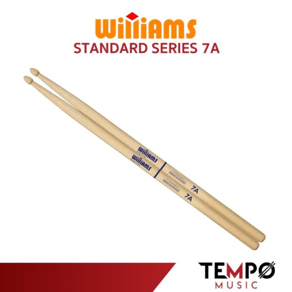 ไม้กลอง Williams 7A Standard American Hickory หัว Acorn