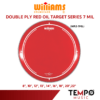 Williams Target Red WR2 Bass Drumhead หนังกลองกระเดื่องสีแดง