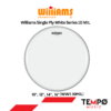 หนังกลองกระเดื่อง Williams WW1 Bass Drumhead สีขาวชั้นเดียว